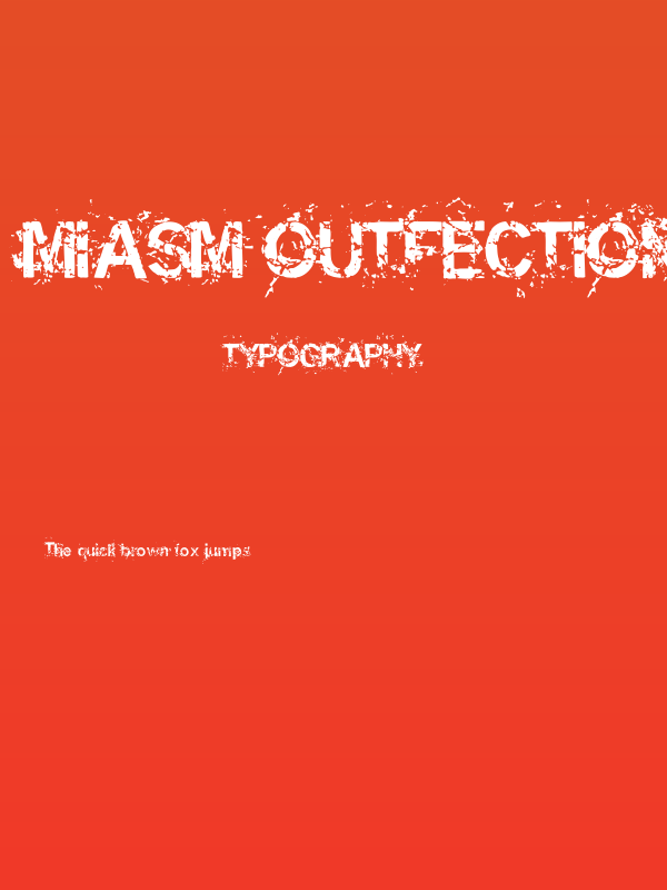 Miasm Outfection Poster