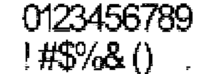 Miasma Font OTHER CHARS