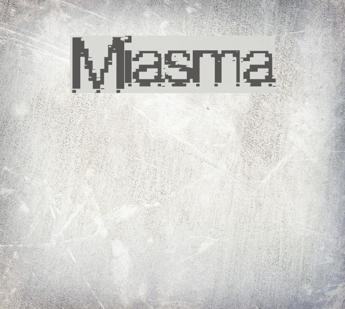 Miasma Font examples