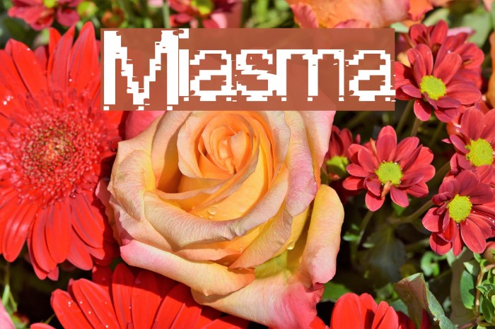 Miasma Font examples