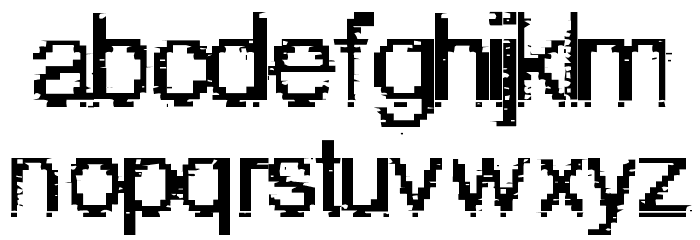 Miasma Font LOWERCASE