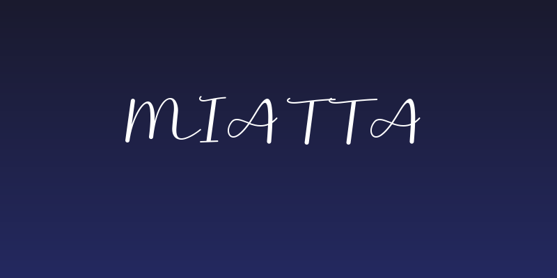 Miatta Social Header