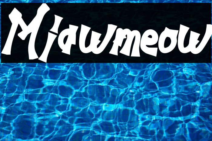 Miawmeow Font examples