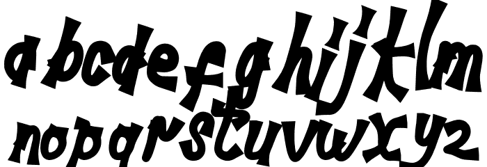 Miawmeow Font LOWERCASE