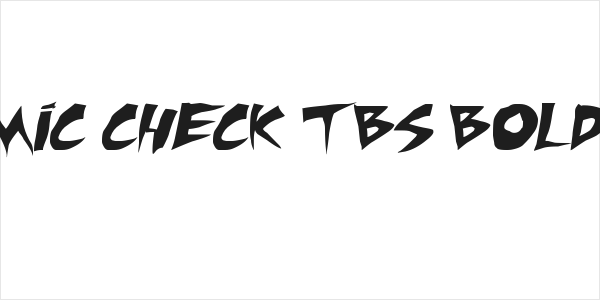 Mic Check TBS Bold Logo