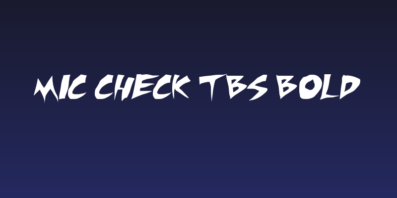 Mic Check TBS Bold Social Header