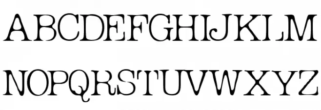 Micahels Plain フォント 大文字