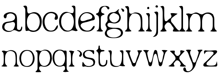 Micahels Plain Font LOWERCASE