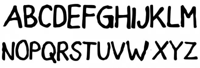 Micaronian Font UPPERCASE