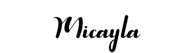 Micayla  baixar fontes gratis