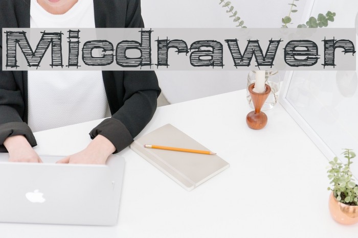 Micdrawer Font examples