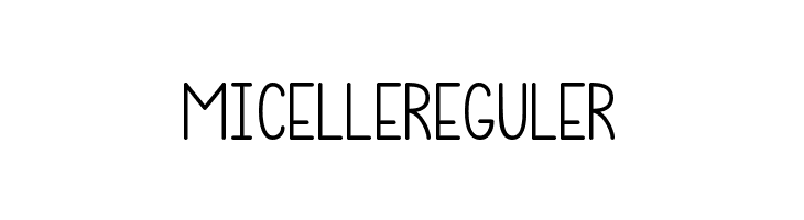 Micelle Reguler  フリーフォントのダウンロード