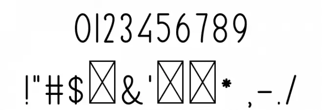 Micelle Reguler Font OTHER CHARS