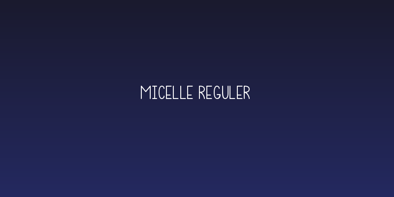 Micelle Reguler Social Header