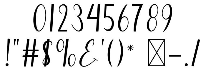 Micelle Font OTHER CHARS