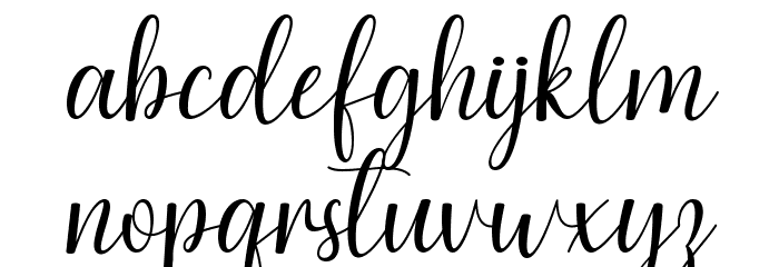 Micelle Font LOWERCASE