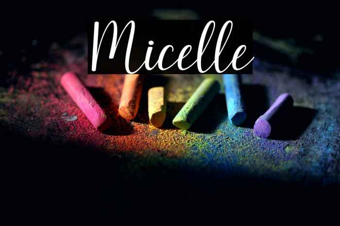 Micelle Example 1