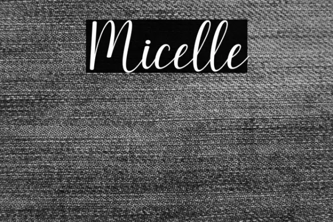 Micelle Font examples