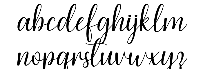 Micelle Font LOWERCASE