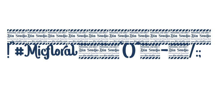 Micfloral personal use Other Characters