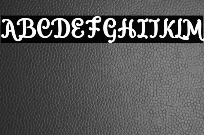 Micfloral personal use Font examples