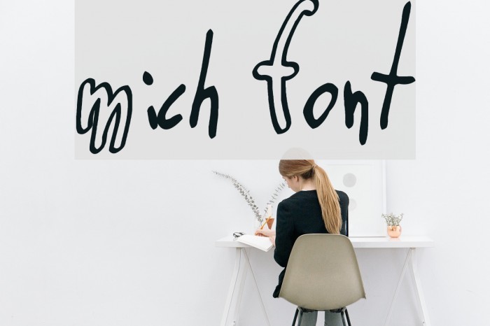 Mich Font examples