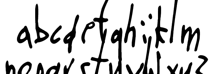 Mich Font LOWERCASE