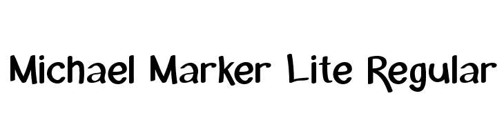 Michael Marker Lite Regular  Descarca Fonturi Gratis