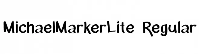 MichaelMarkerLite-Regular  les polices de caractères gratuit tlcharger