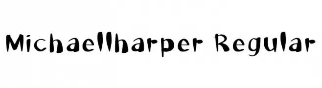 Michaellharper Regular  Descarca Fonturi Gratis