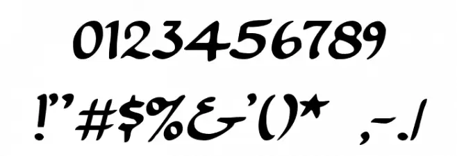 Michaelmas Font OTHER CHARS