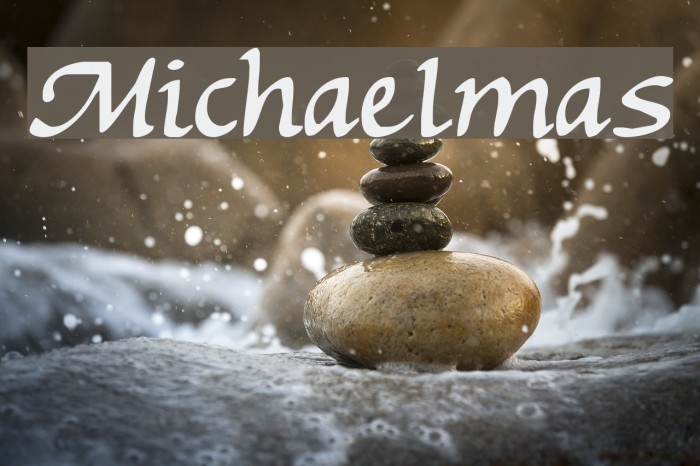 Michaelmas Font examples