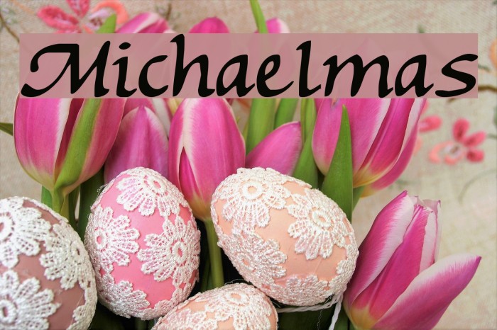 Michaelmas Font examples