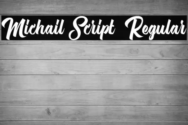 Michail Script  Regular Example 1