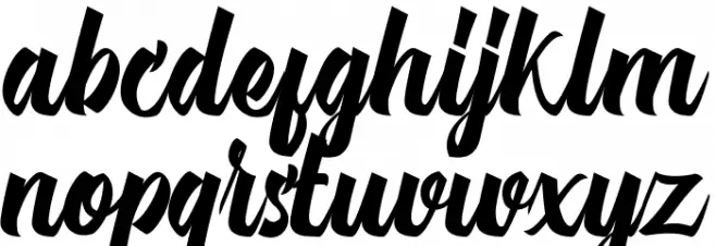 Michail Script  Regular Fuentes MINÚSCULAS