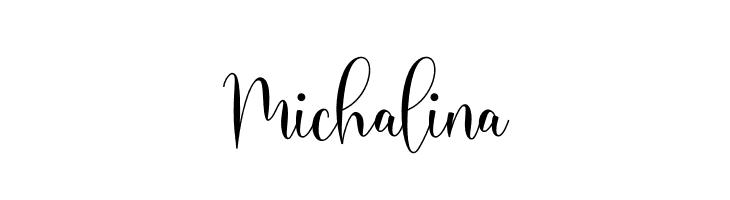 Michalina  免费字体下载