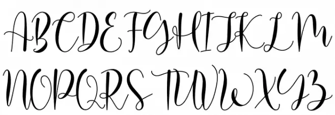 Michalina Schriftart Groß