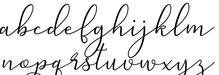 Michel Flow Font LOWERCASE