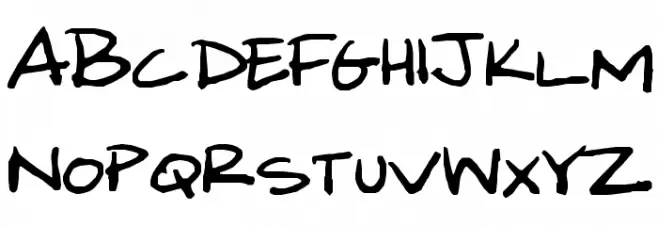 Michele 字体 大写