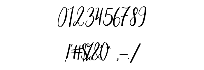 Michelia Alba Font OTHER CHARS