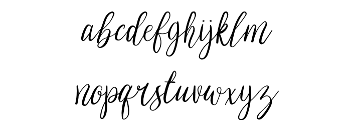 Michelia Alba Font LOWERCASE