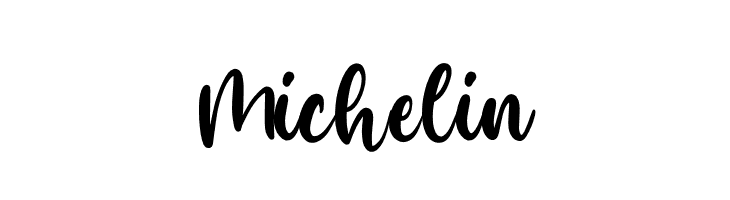 Michelin  font caratteri gratis