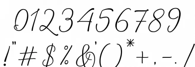 Michella Font OTHER CHARS