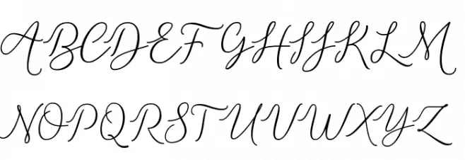 Michella Font UPPERCASE