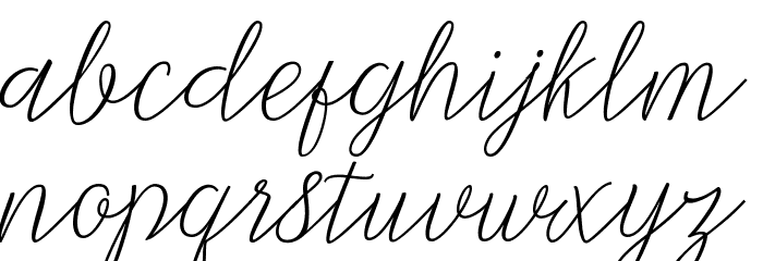 Michella Font LOWERCASE