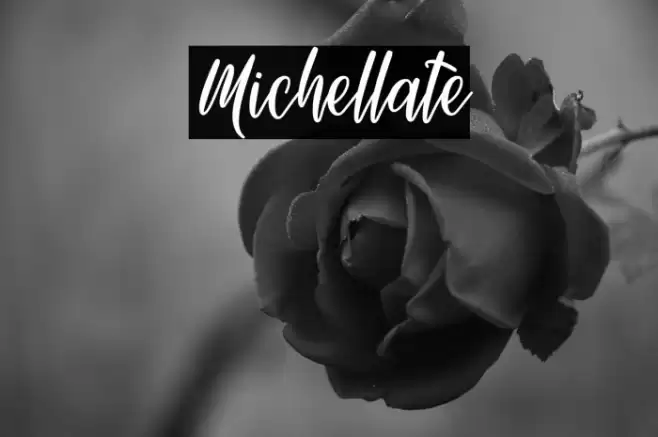 Michellate خط examples