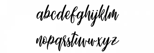 Michellate Font LOWERCASE