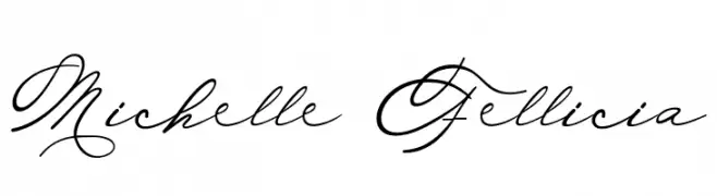 Michelle Fellicia  Frei Schriftart Herunterladen