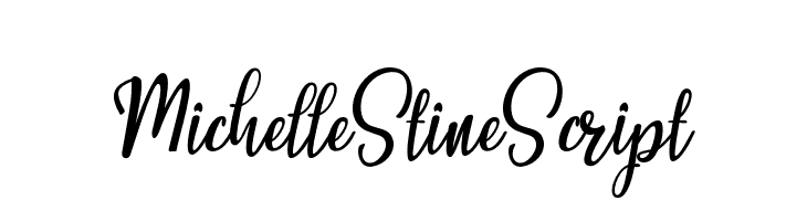 MichelleStineScript  フリーフォントのダウンロード