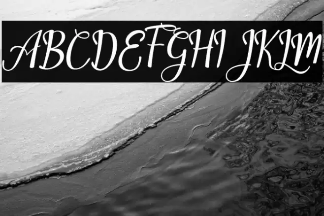 MichelleStineScript Caratteri examples